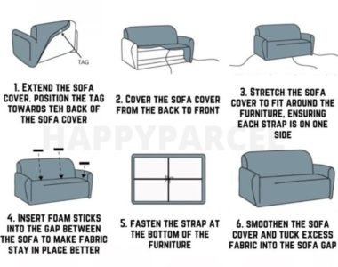 Stretching Plain Sofa Cover