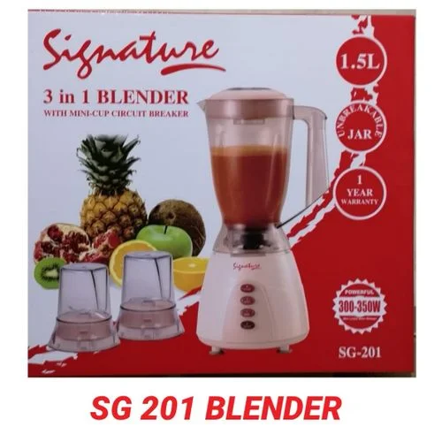 Signature 3 in 1 Blender with Grinder/blender/copper-SG-201 - Image 1