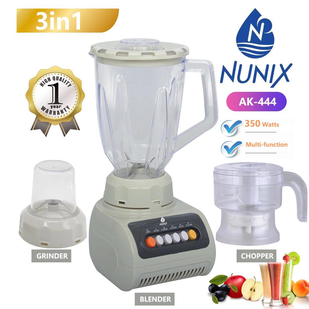 Nunix 2 in 1 blender with glass jars at Ksh.3,500 Call/WhatsApp:079073