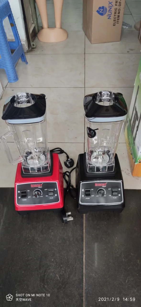 Redberry Heavy Duty Commercial Blender With Unbreakable Jar - Image 2