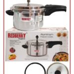 Redberry 5 liter Pressure Cooker with extra lid