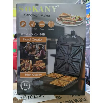 Sokany 4 Slice Sandwich Maker