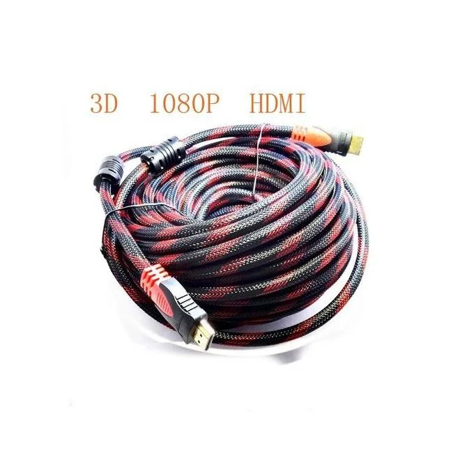 Generic HDMI Cable 20 Meters - Black & Red - Image 1