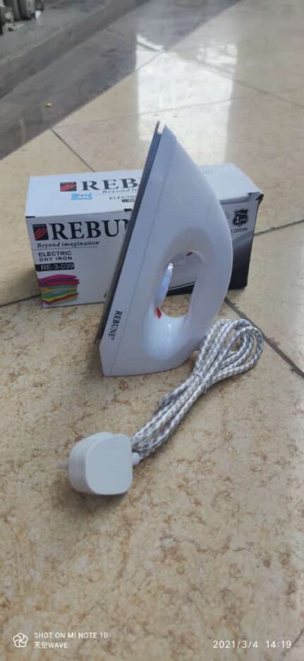 REBUNE DRY IRON BOX