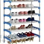 Shoe Rack Organizer Stainless Steel 24 Pairs