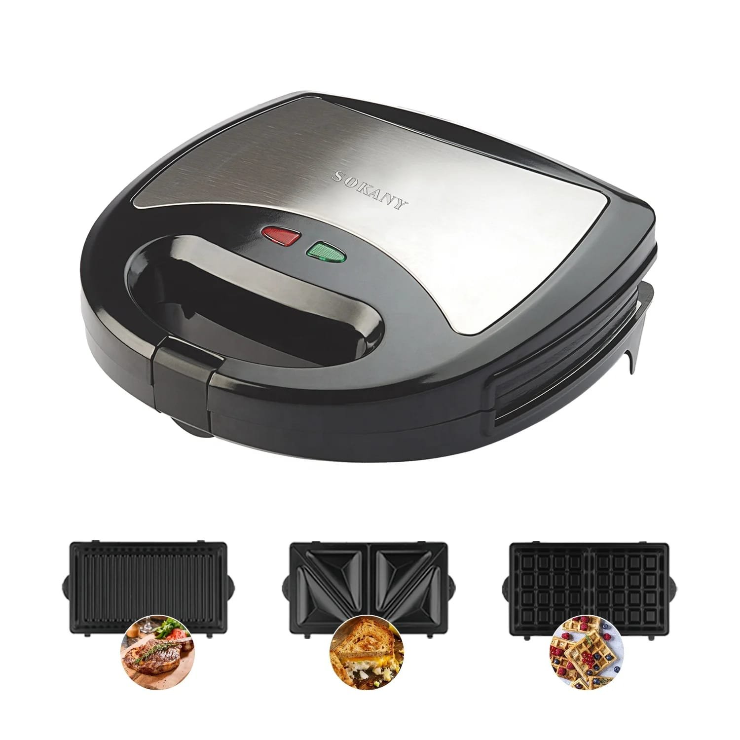 WhatsApp Image 2026-08-01 at 15.58.19 Sokany 3 In 1 sandwich maker ; grill , sandwich maker, waffle maker - Image 1