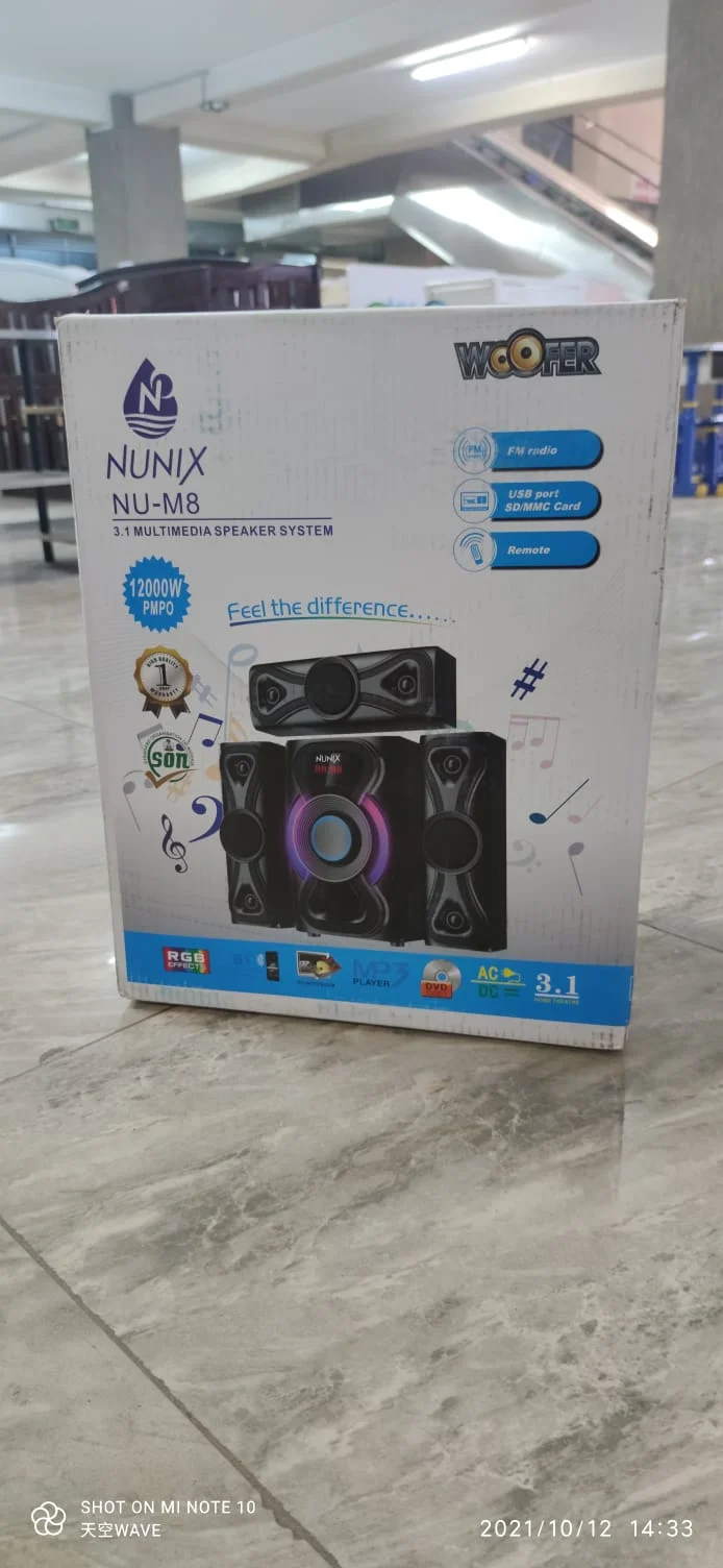 NUNIX 3.1 Subwoofer/Mini Home Theater - Image 2