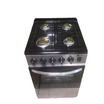 NUNIX 4gas standing cooker silver