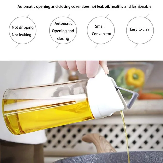 Generic Glass Jar Oil/Vinegar Dispenser Bottle - Image 1