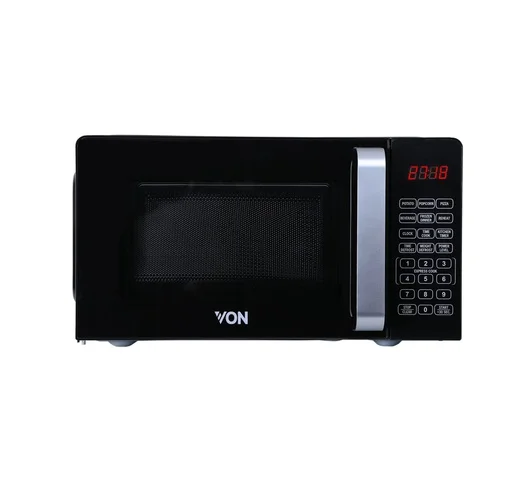 Von VAMS-20DGX Microwave Oven Solo, 20L – Black - Image 1