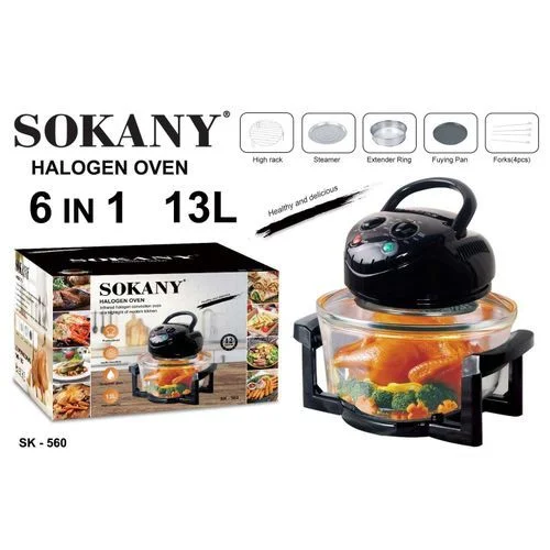 6in 1 halogen oven cook