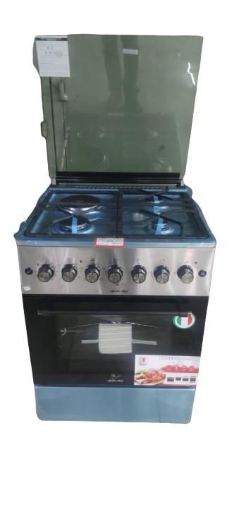 masterchef Standing Cooker, 60cm X 60cm, 3 + 1, Electric Oven, Inox