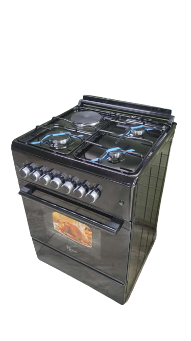 Roch 60X60 3 Gas + 1 Electric oven, Standing Cooker RECK-631-BL