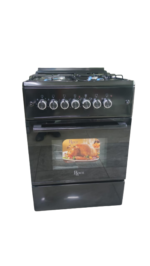 Roch 60X60 3 Gas + 1 Electric oven, Standing Cooker RECK-631-BL