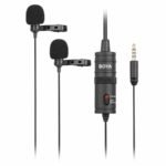 BOYA-BY-M1DM-DUAL-LAPEL-MICROPHONE