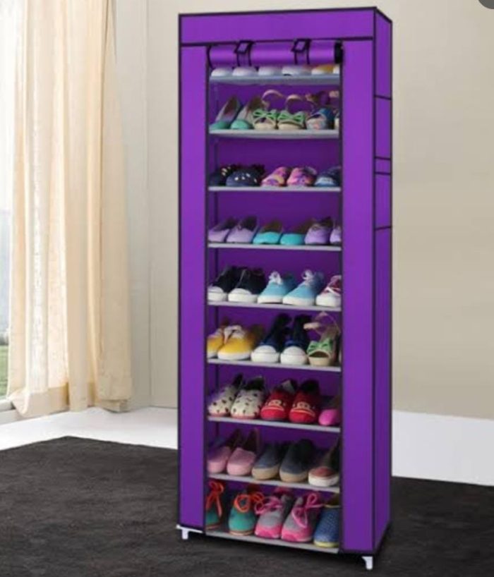 9 LAYER shoe rack with cover