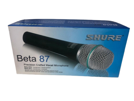 SHURE beta 87 microphone
