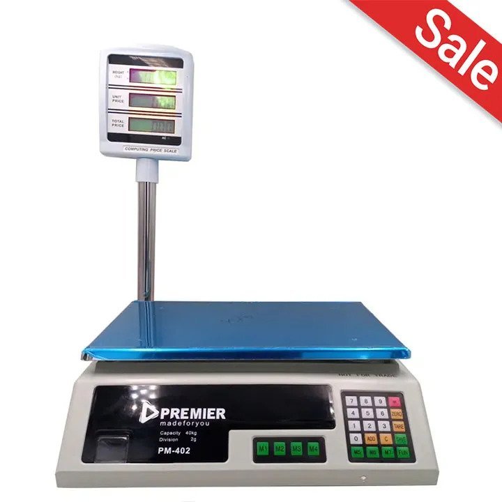 Premier 40kg electronic price computing digital scale -PM-402
