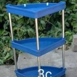 Portable Three Shelves Rack