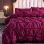 100% Microfiber Double Pintuck Duvet Cover Sets