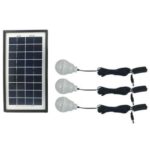 Kamisafe rechargeable solar lighting system-8006A