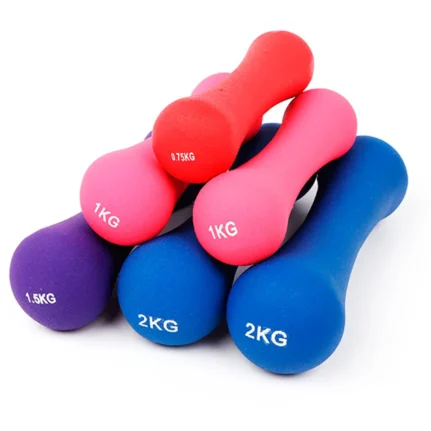 1Kg Vinyl Rubber Cover Bone Shape Neoprene Dumbells