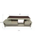 Luxury TV stand with LED light