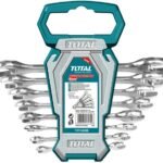 TOTAL Double open end spanner set THT102386