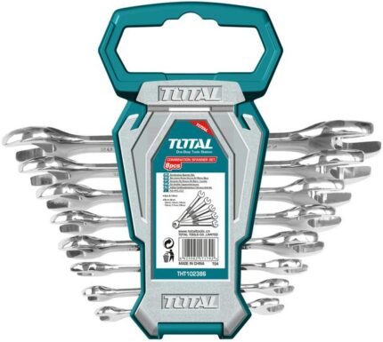 TOTAL Double open end spanner set THT102386