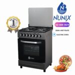 Nunix 3+1 Cooker 60 by 60- SILVER