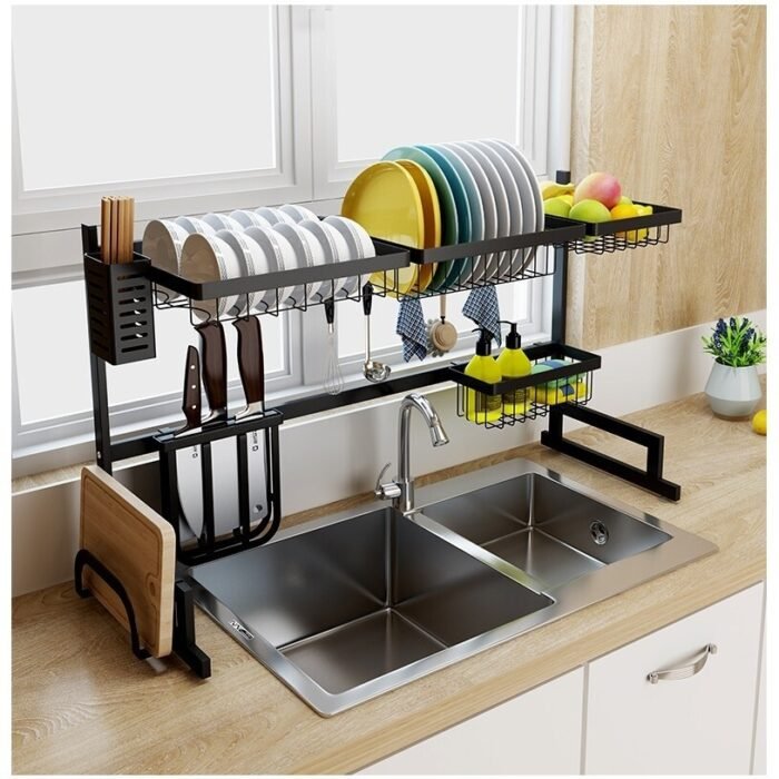 Over The Sink Dish Drainer Rack