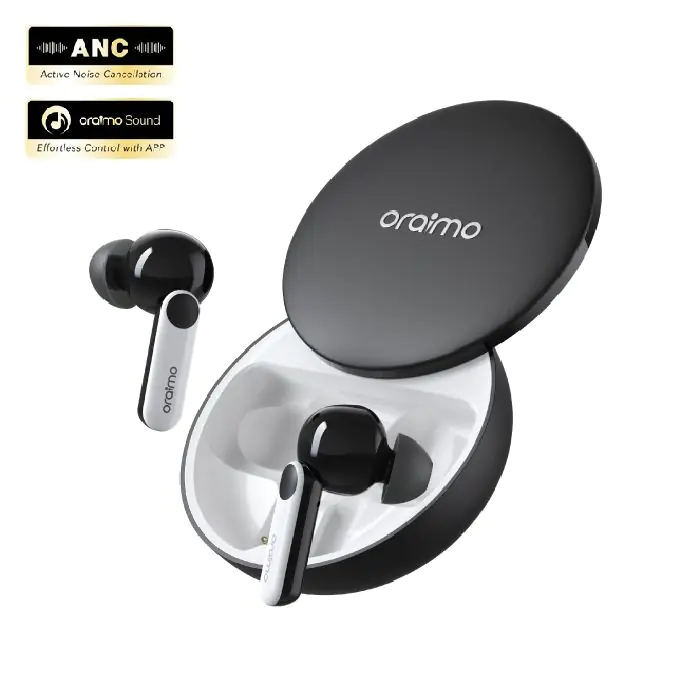 Oraimo FreePods 4 ANC Noise Cancellation Havy Bass 35.5-hr Long Playtime True Wireless Earbuds with APP Control - Image 1