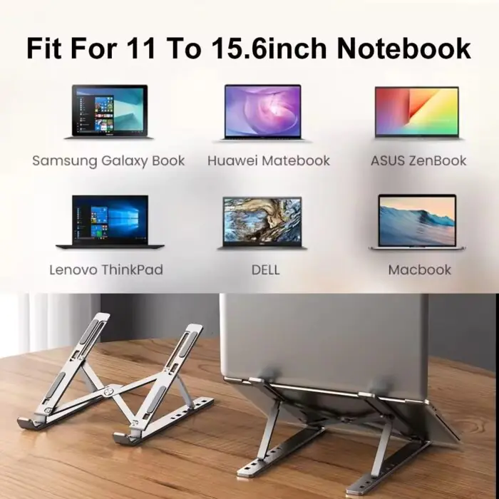 Adjustable Foldable Laptop/Tablet Stand - Image 2
