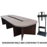 Boardroom Table And Conference Tv Mount