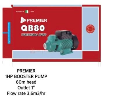 Premier 1HP Peripheral Pump- QB80