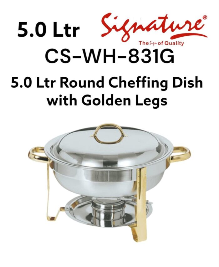 Signature 5.0L Round Chafing Dish