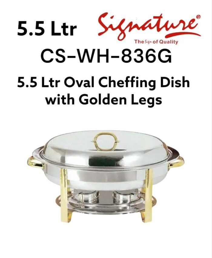 Signature 5.5L Oval Chafing Dish