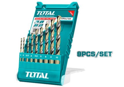 TOTAL 9PCS HSS twist drill bits set-TACSD0095
