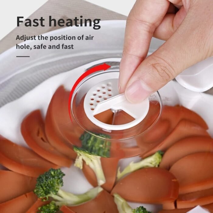 Ventilated Microwave Plate Cover - Image 2
