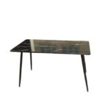 aemes table with marble effect rectangle