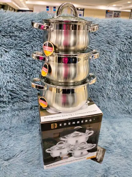 Edenberg 6pcs Stainless Cookware