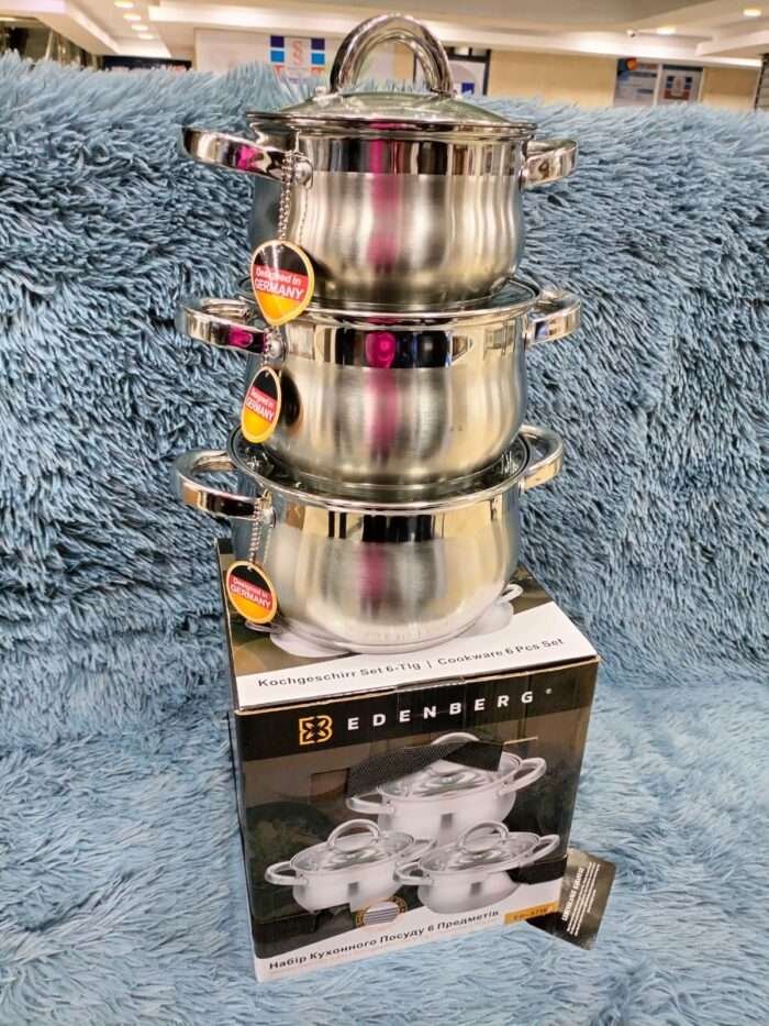 Edenberg 6pcs Stainless Cookware