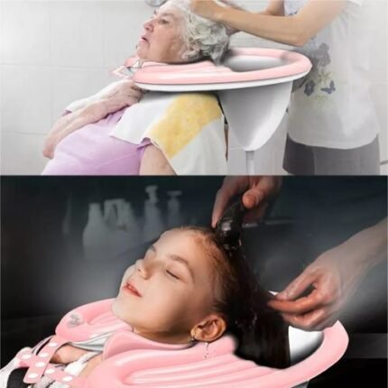 Inflatable shampoo sink