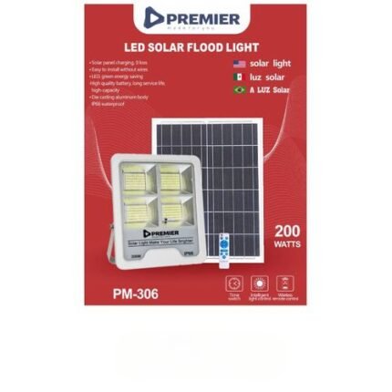 Premier 200W Solar LED Flood Light