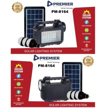 Premier Solar Home Lighting System-PM-8164
