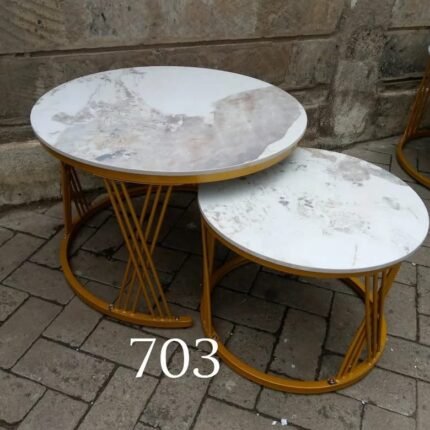 marble nesting tables-