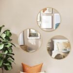 3 in 1 decorative round mirror