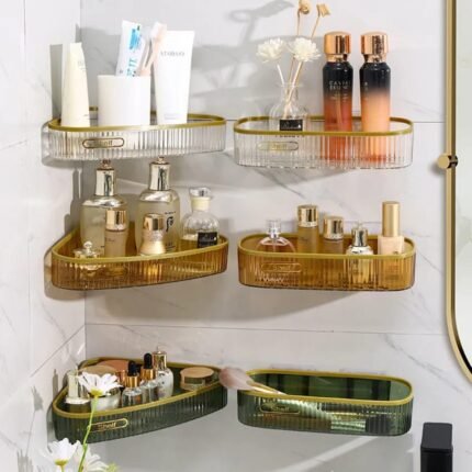 Elegant Aclyric fancy Bathroom shelf