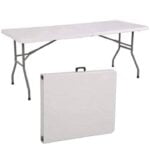 Foldable camping table