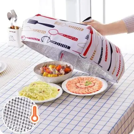 Reusable alluminium food cover